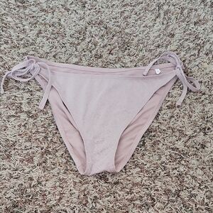 Women's Pink Shimmer Bikini Bottom
